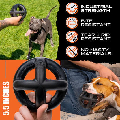 Ring Ball - For Power Chewers, USA Made, Lifetime Guarantee 